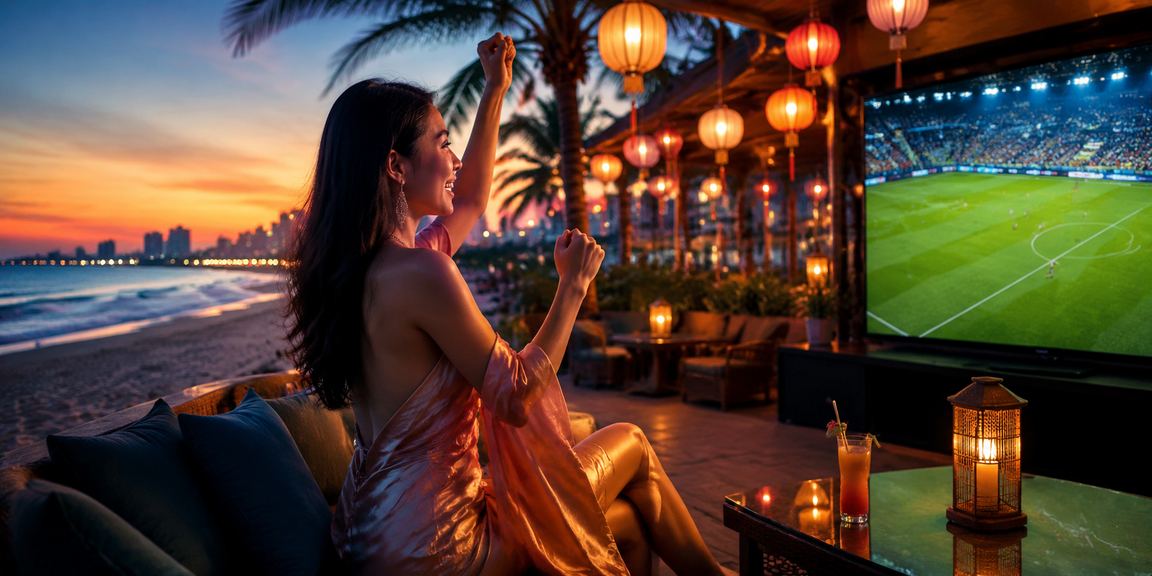 Không khí lãng mạn với đèn lồng và cá cược cao cấp tại Đà Nẵng