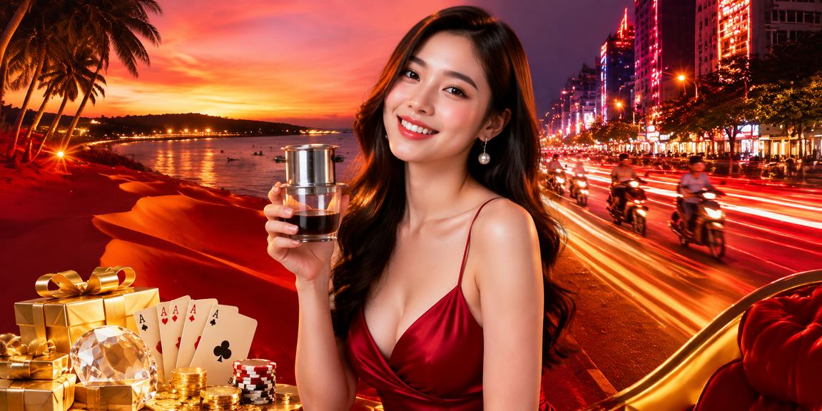 Trải nghiệm cá cược VIP và thưởng thức cà phê tại Mũi Né bên bờ biển